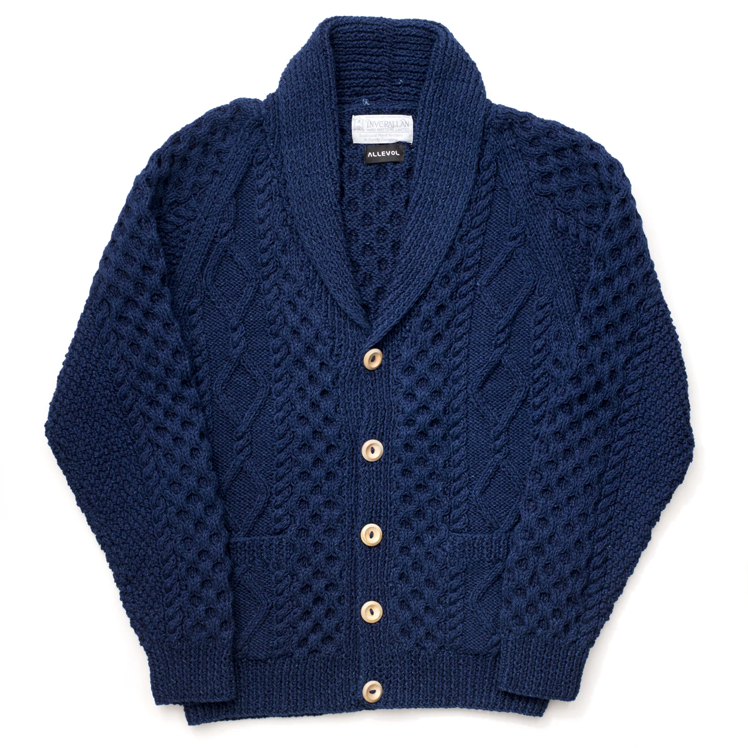 Inverallan x Allevol Shawl Collar Indigo 6A — Allevol